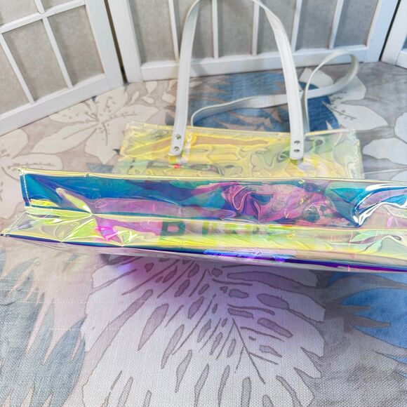 PINK Summer Carnival VIP  Tote Bag Iridescent PINK Tote Bag. - Picture 7 of 11